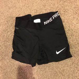 Black Nike Pro Spandex